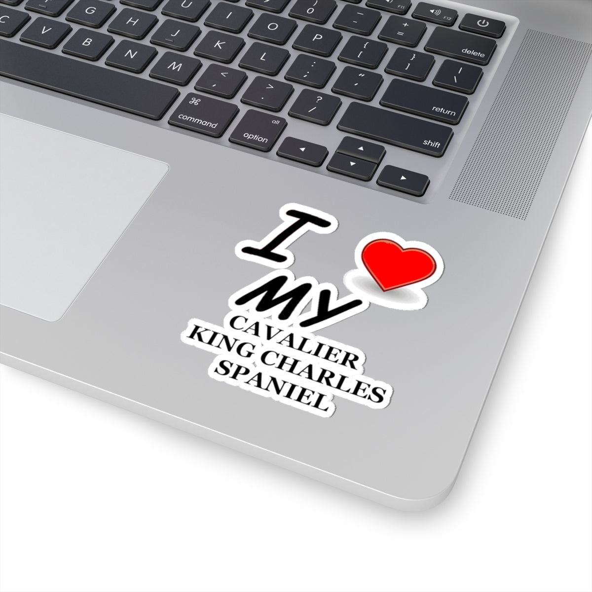 I Love My Cavalier King Charles Spaniel Stickers, Pet Lover Gifts, Dog Owner Decor, Laptop Stickers, Car Decals, I Love My Dog