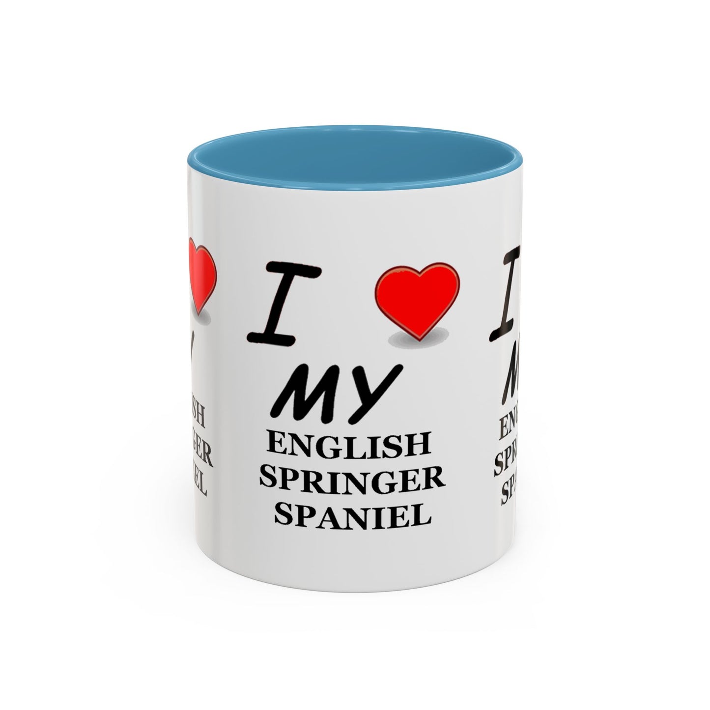 I Love My English Springer Spaniel Accent Coffee Mug - Perfect for Dog Lovers, Pet Gifts, Home Decor, Unique Mug, Holiday Gift