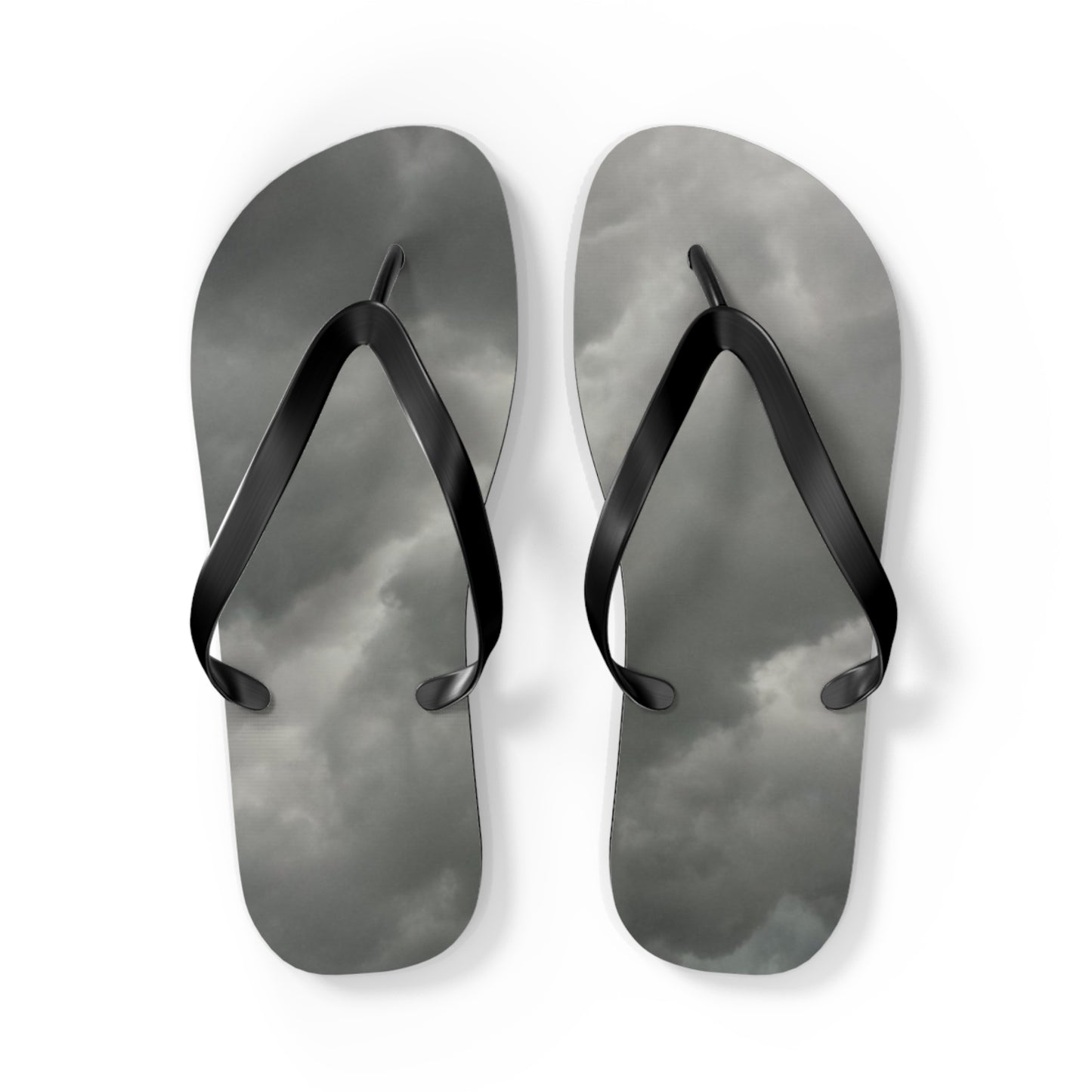Cloudy Flip Flops - Stylish Beachwear, Vacation Essentials, Summer Footwear, Outdoor Adventures, Cloud Design
