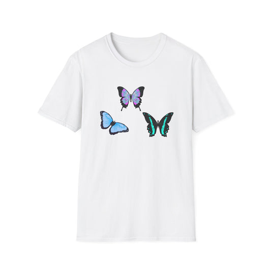 Colorful Butterfly Graphic Unisex Softstyle T-Shirt | Casual Wear, Summer Fashion, Gift for Nature Lovers, Birthday Tee, Eco-Friendly [...]