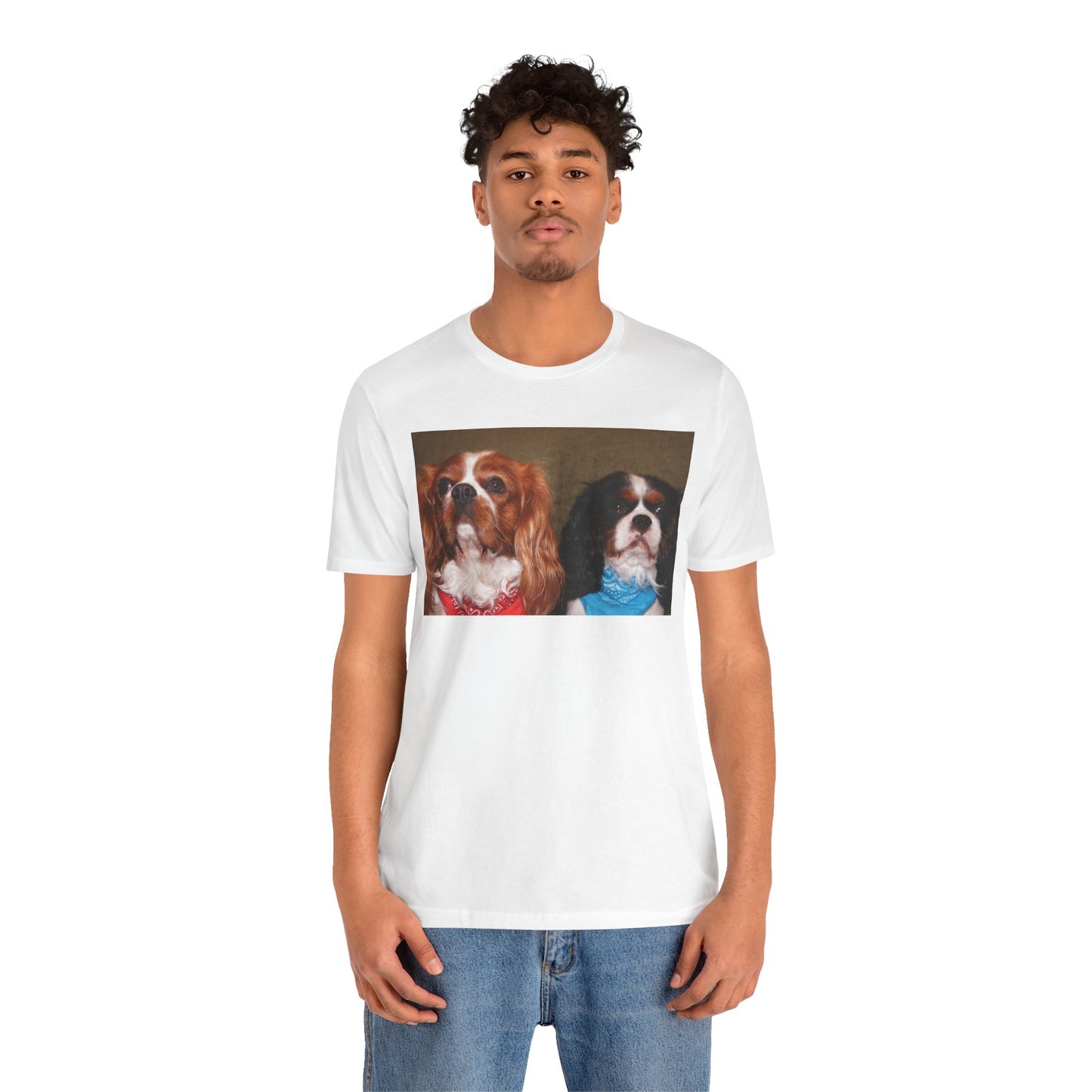 Cavalier King Charles Spaniel Group Cute Dog Lovers Tee, Unisex Jersey Shirt, Pet Parent Gift, Animal Lover Fashion, Casual Dog Graphic Tee