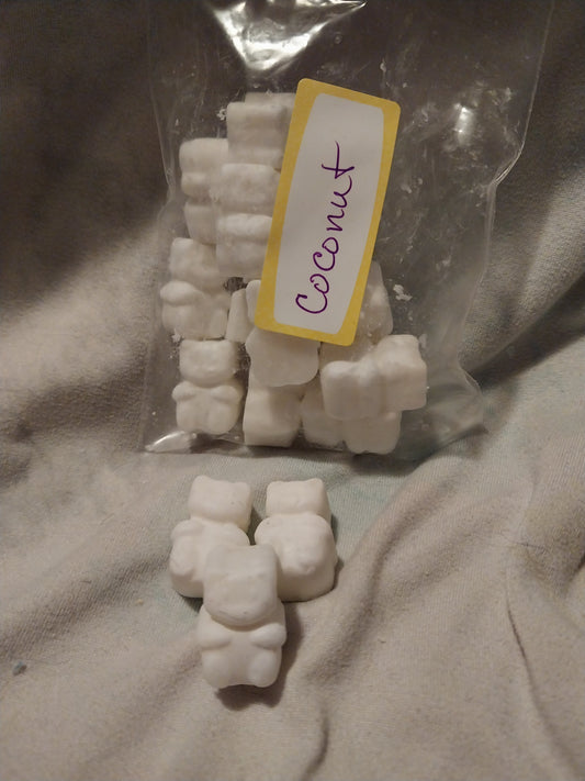 Coconut Scent Melty Bears Wax Melts