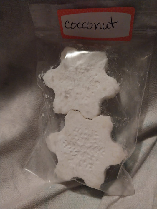 Coconut Scented Snowflake Wax Melts