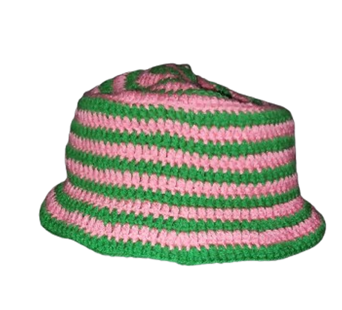 Over The Rainbow Crochet Standard Bucket Hat OOAK